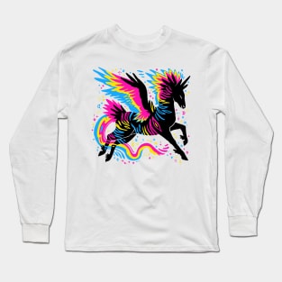 Pan Pride Alicorn Long Sleeve T-Shirt